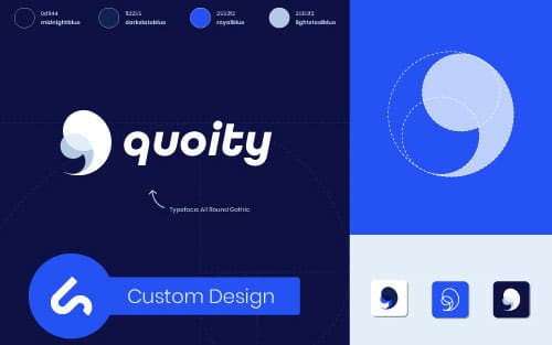 Logodesign der App Quoity